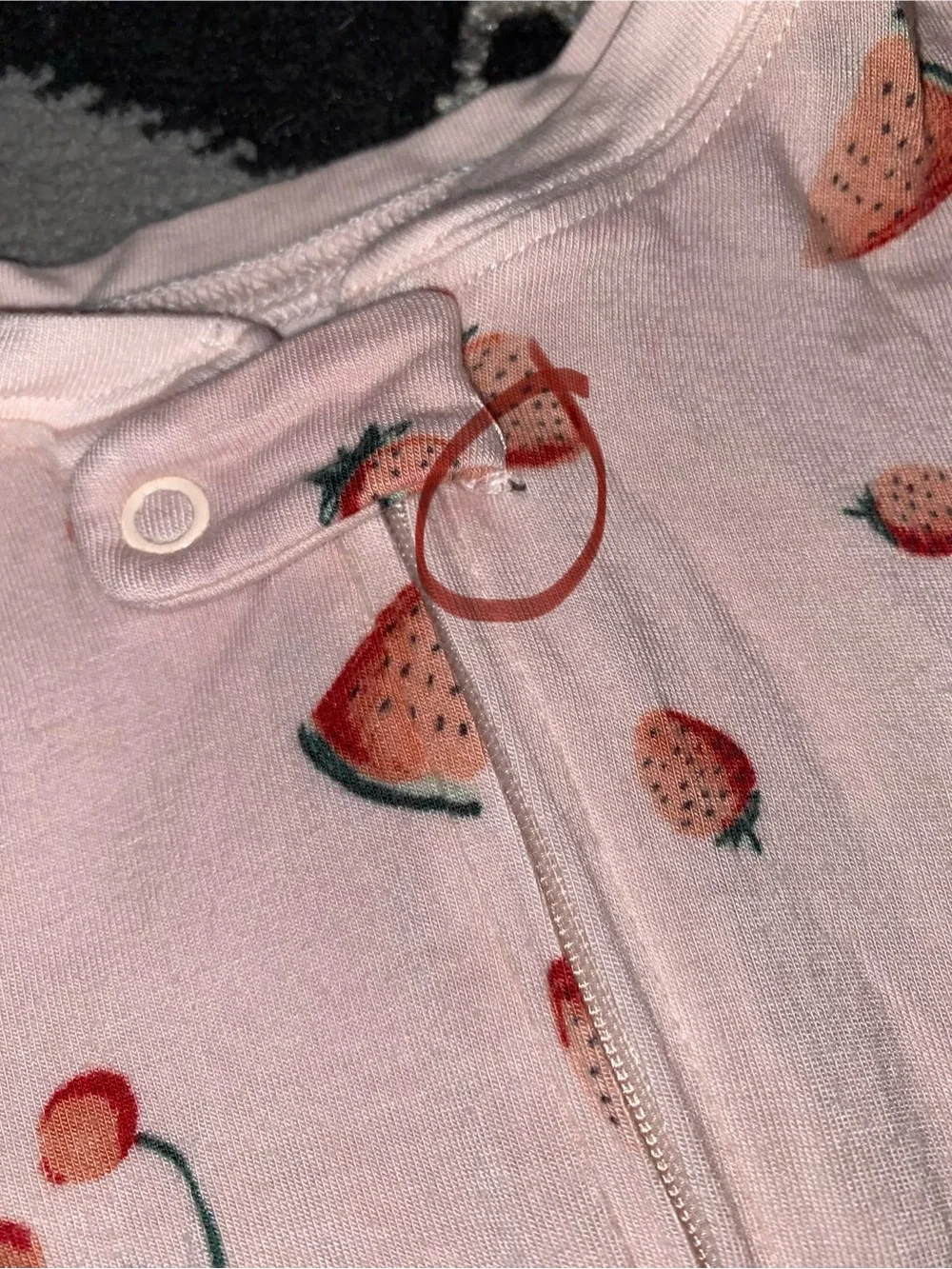 Carter’s Purely Soft Watermelon & Cherry Footless One-Piece Pajama 18 Months